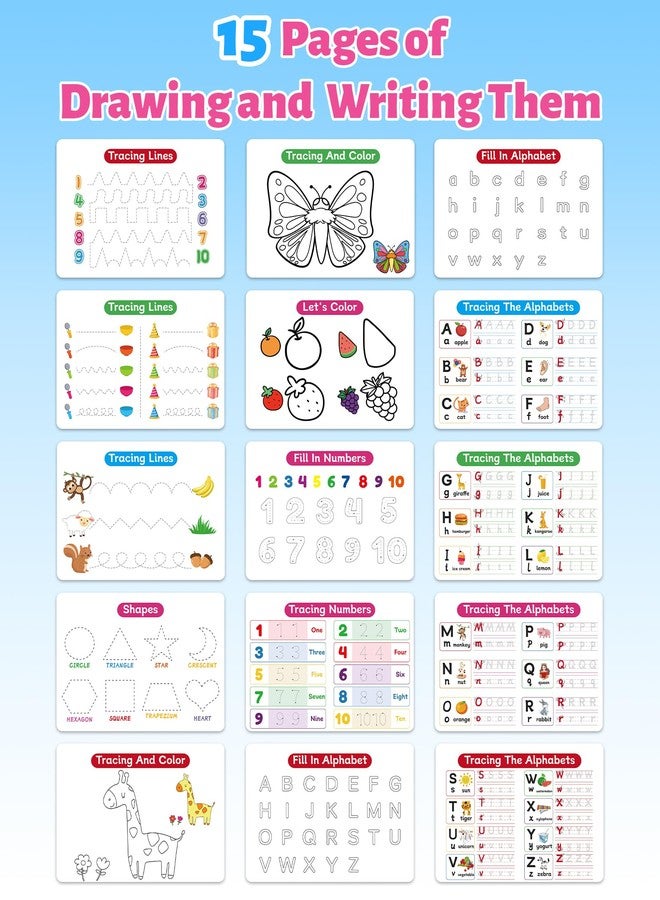 Benresive Montessori Busy Book for Toddlers 3-5, Preschool Learning Activities, Tracing Activity Coloring Books for Kids Ages 3-5, Educational Toys Gifts, Autism Sensory Travel Toys for Toddlers - Image 5